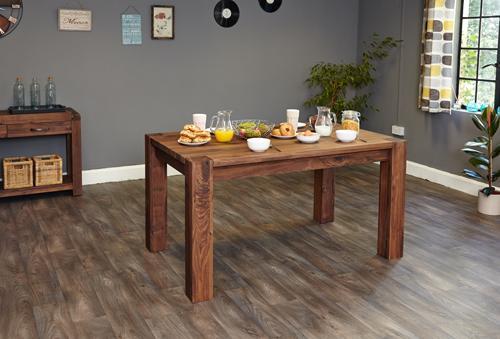 Walnut 150cm dining table (4/6 seater) - crimblefest furniture - image 5