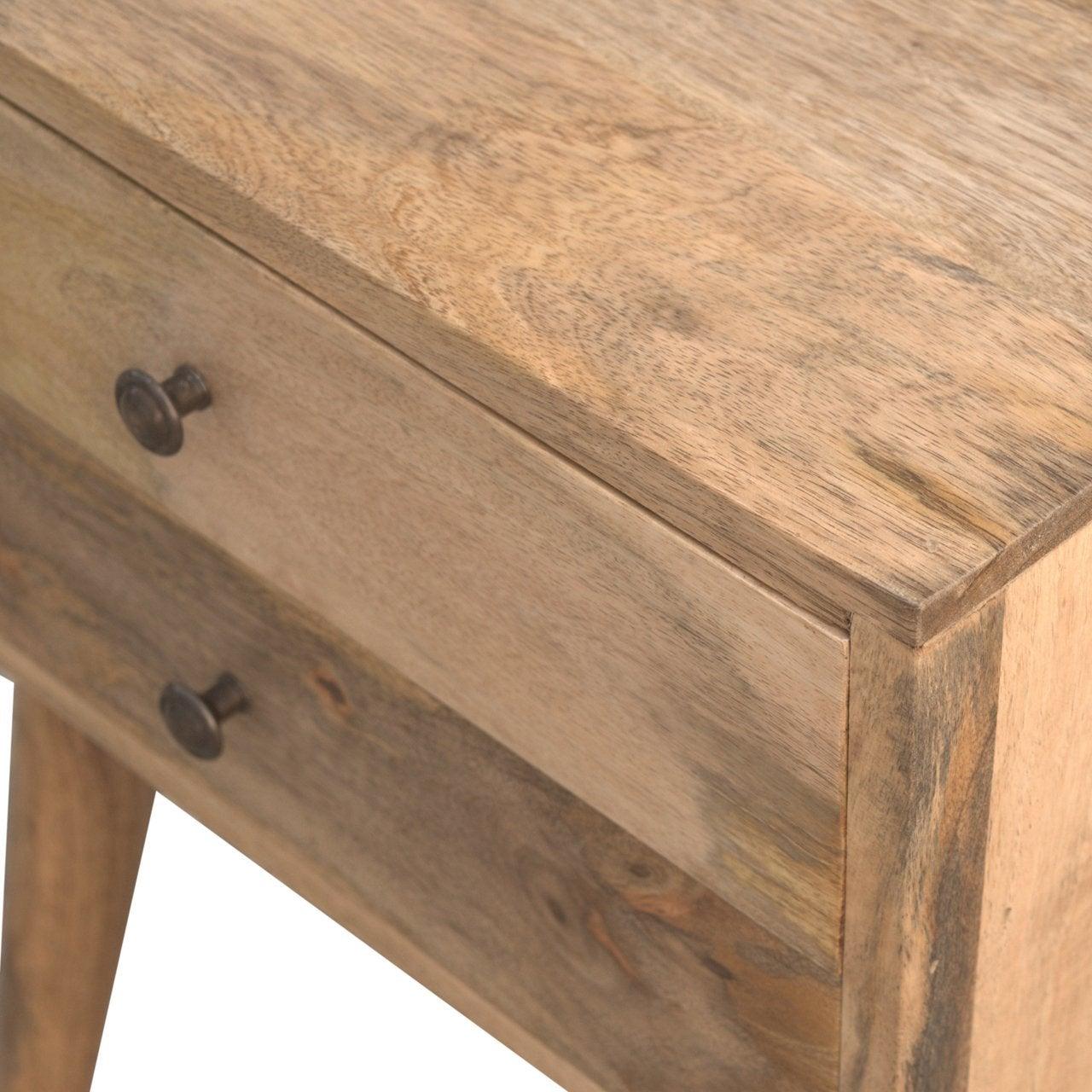 Modern solid wood bedside table - crimblefest furniture - image 6