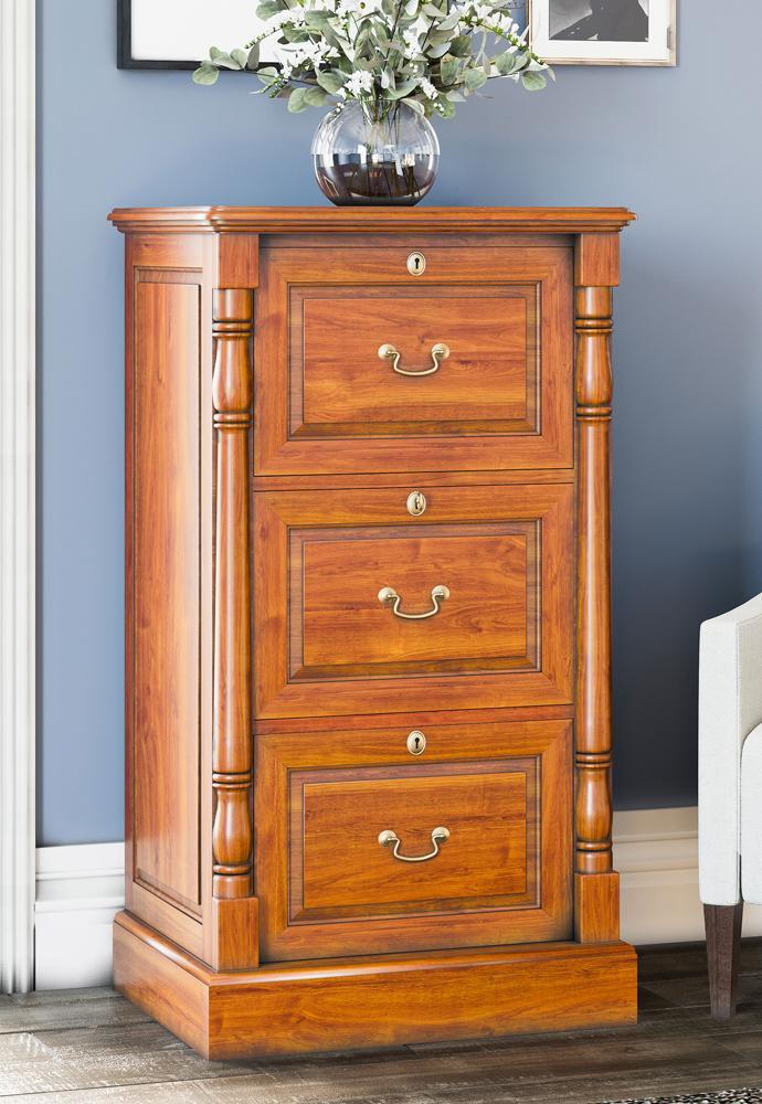 La reine three drawer filing cabinet - crimblefest furniture - image 1