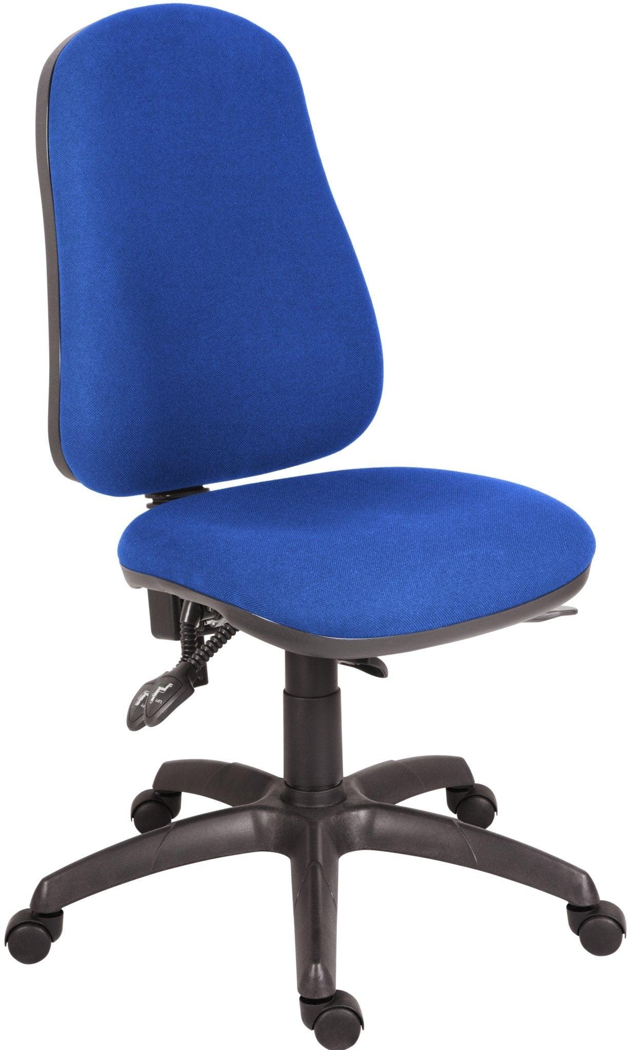 Ergo comfort office chair (blue) - crimblefest furniture - image 1