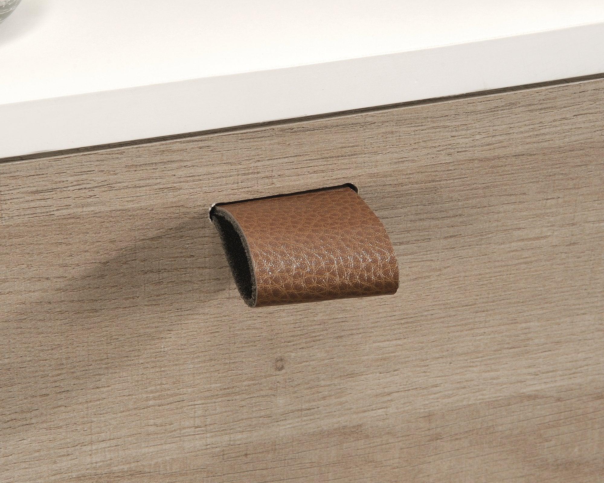 Avon leather handled foldaway wall desk - white - image 8