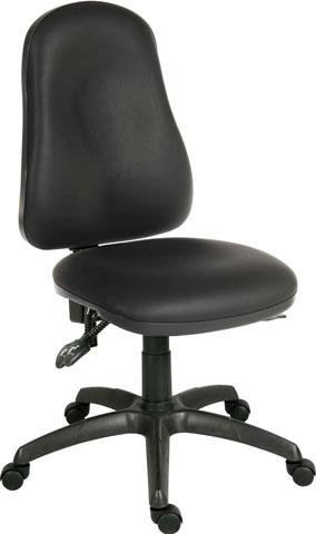 Ergo comfort pu black office chair - crimblefest furniture - image 1