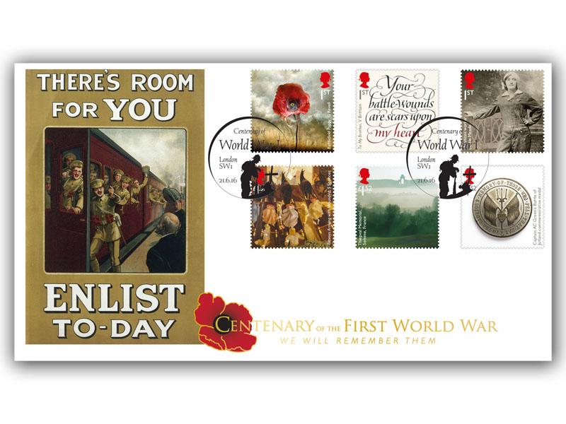 Great War 2016 Centenary First Day Cover, London SW1