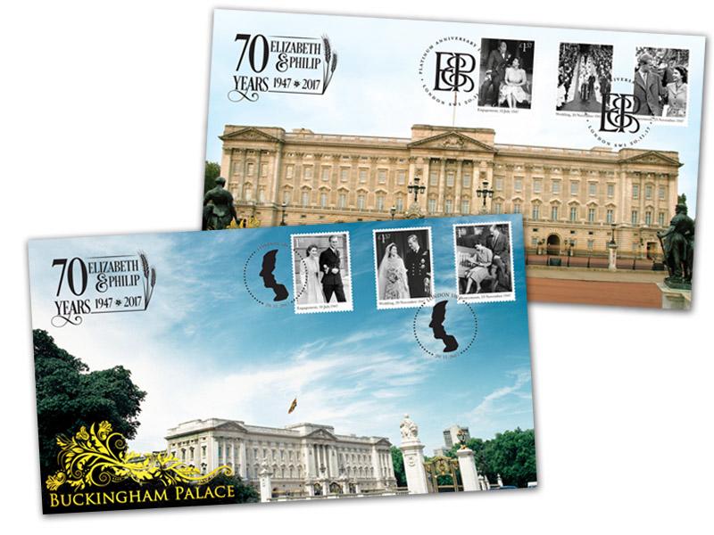 Platinum Wedding - Buckingham Palace Pair of Covers