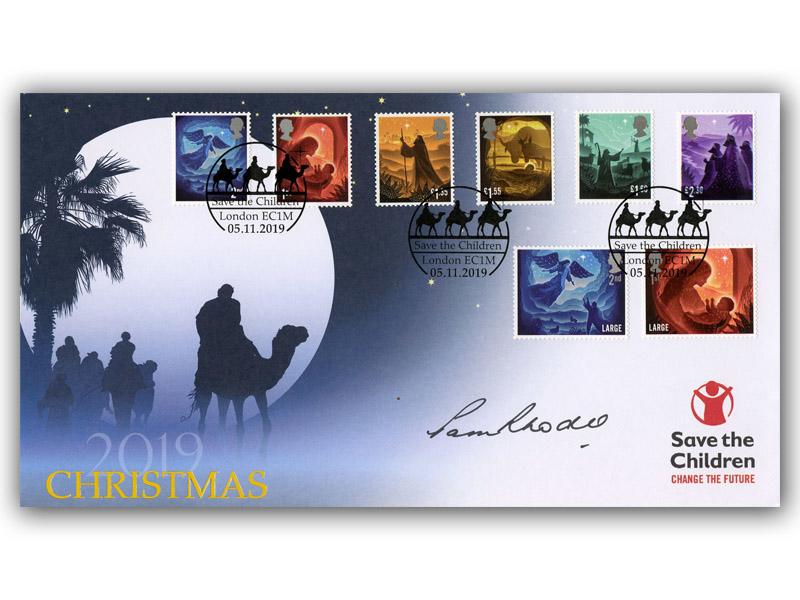 Christmas 2019 Stamps First Day Cover signed