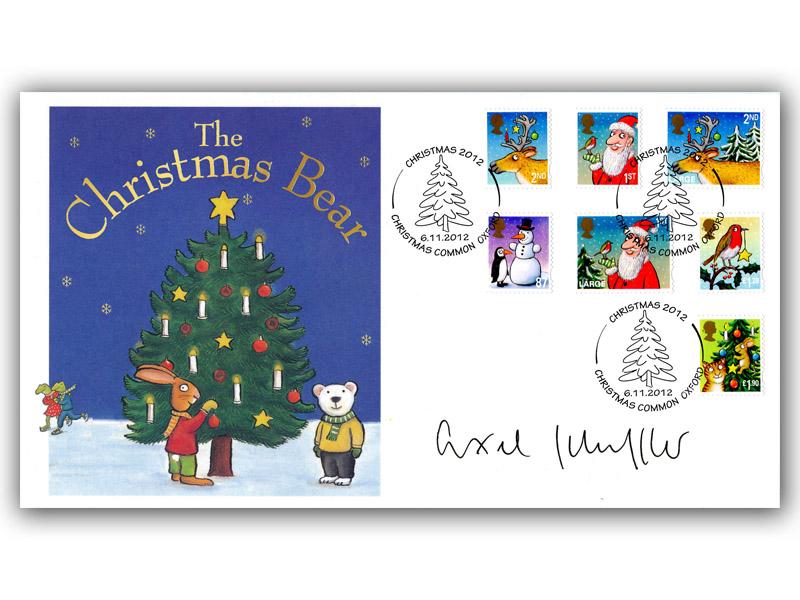 Christmas 2012 - The Christmas Bear, signed Axel Scheffler