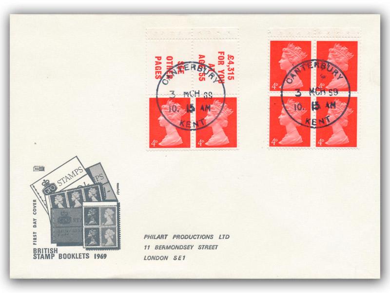 1969 2/- Booklet, Canterbury CDS