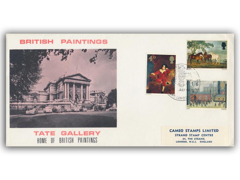 1967 Paintings, Strand Exhibition postmark, Tate Gallery cover