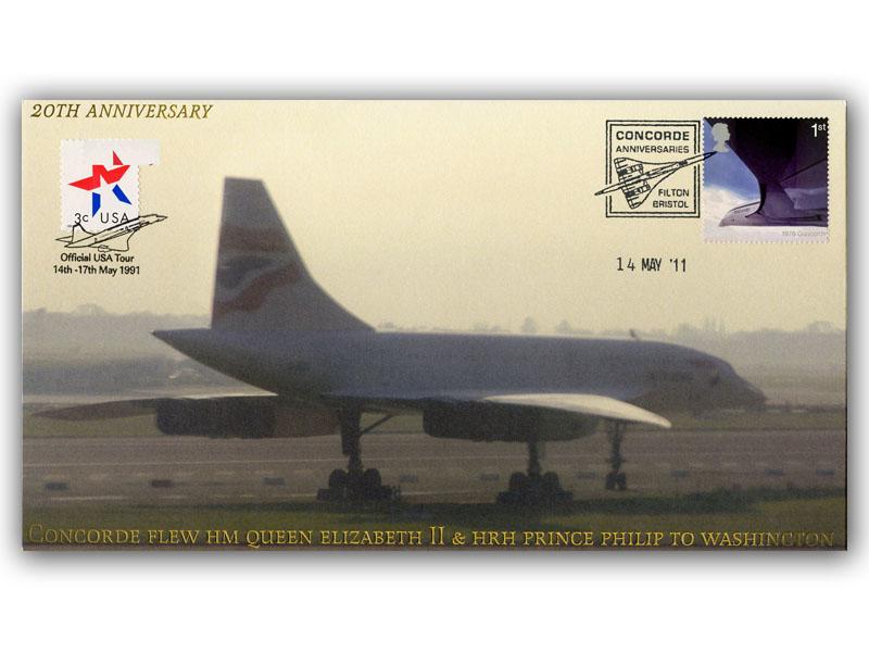 Royal Concorde Flight London to Washington, 20th Anniversary