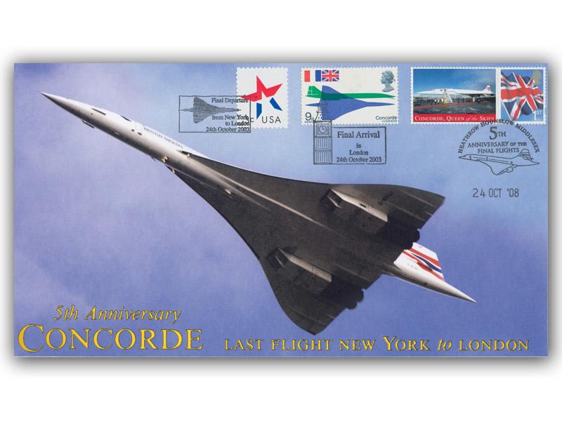 New York to London Concorde Final Flight, 5th Anniversary