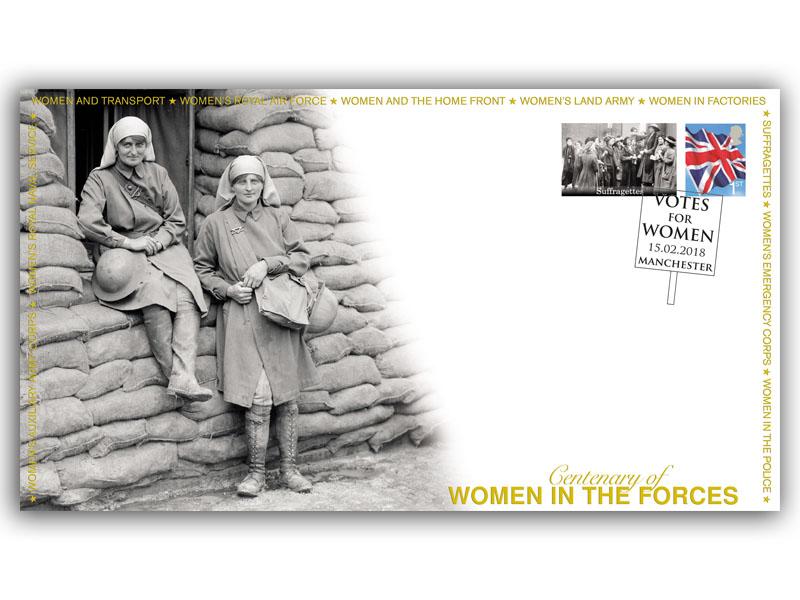 Women in the Forces - Centenary of the Suffragettes - Votes for Women
