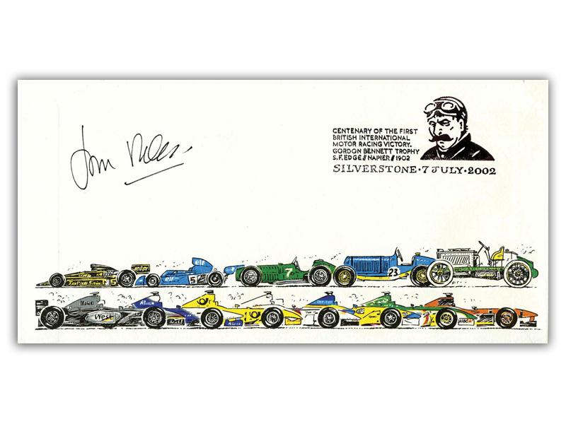 John Miles signed 2002 Silverstone Cover