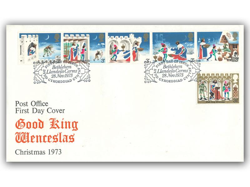 1973 Christmas, Bethlehem postmark