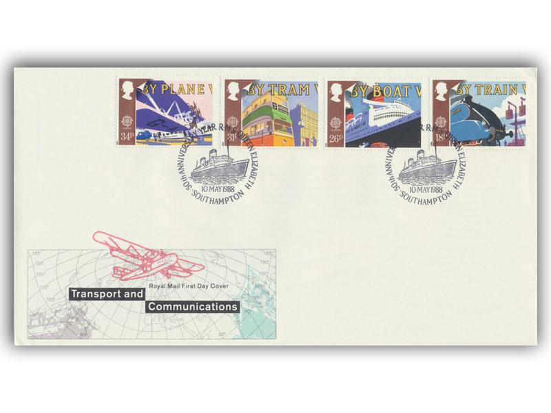 1988 Transport First Day Cover