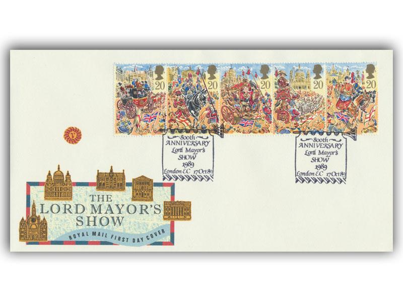 1989 Lord Mayor's Show First Day Cover