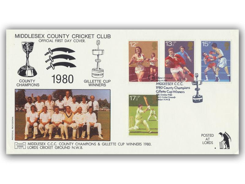 1980 Sport, Middlesex Cricket official