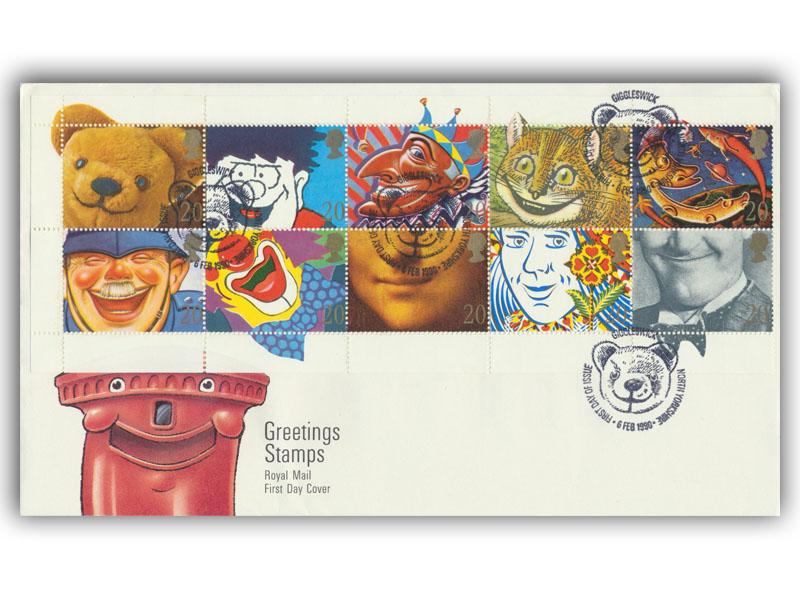 1990 Greetings First Day Cover