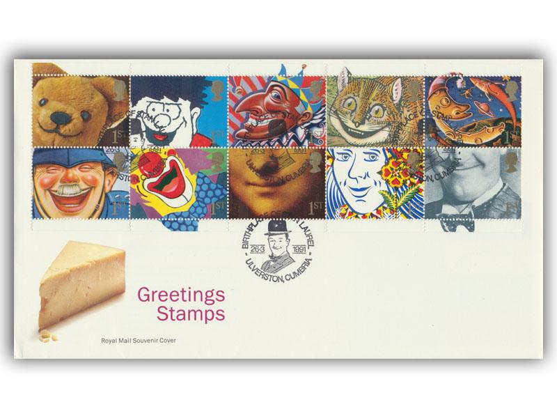 Greetings First Day Cover 26th March 1991