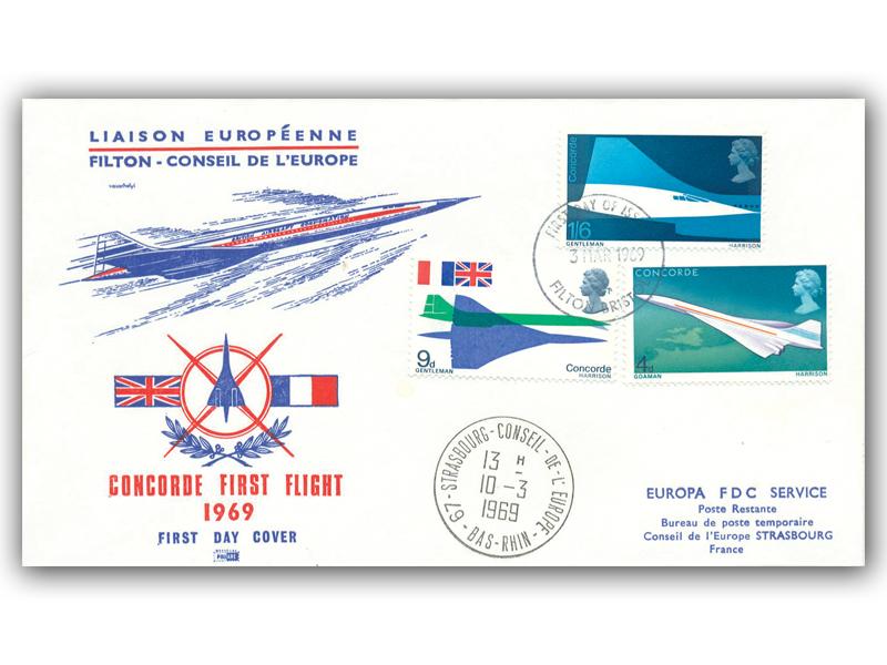 1969 Concorde, Filton FDI & Strasbourg Double