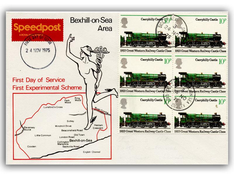 1975 Speedpost, Bexhill-on-Sea CDS