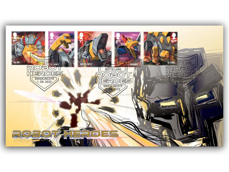 2022 Transformers, Stamps From Miniature Sheet
