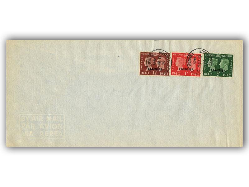 1940 Centenary, Tangier Overprints