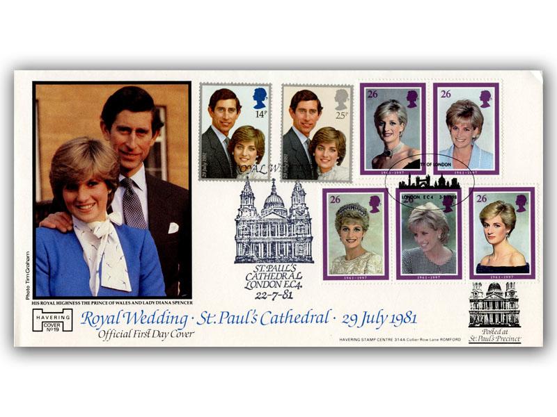 1981 Royal Wedding & 1998 Diana Double