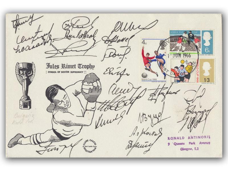 1966 World Cup, Bulgaria Team Signed