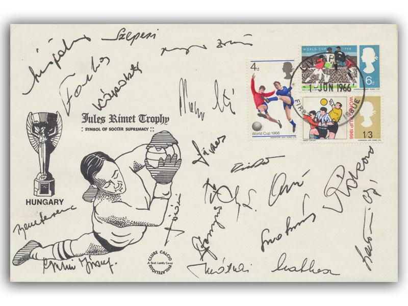 1966 World Cup, Hungary Team Signed