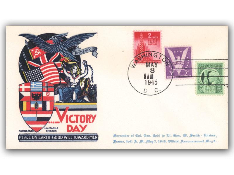 1945 VE Day, Fluegel cover