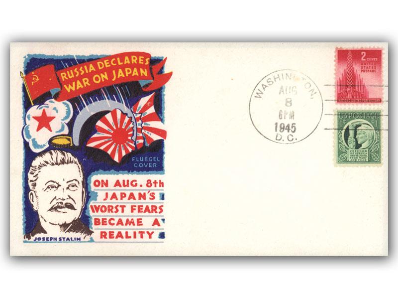 1945 Russia Declares War on Japan, Fluegel cover