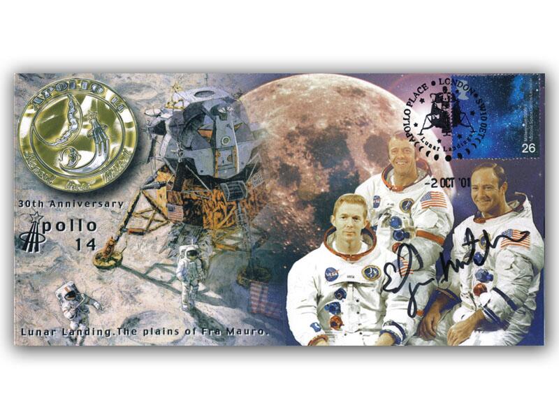 Edgar Mitchell signed Apollo 14 cover