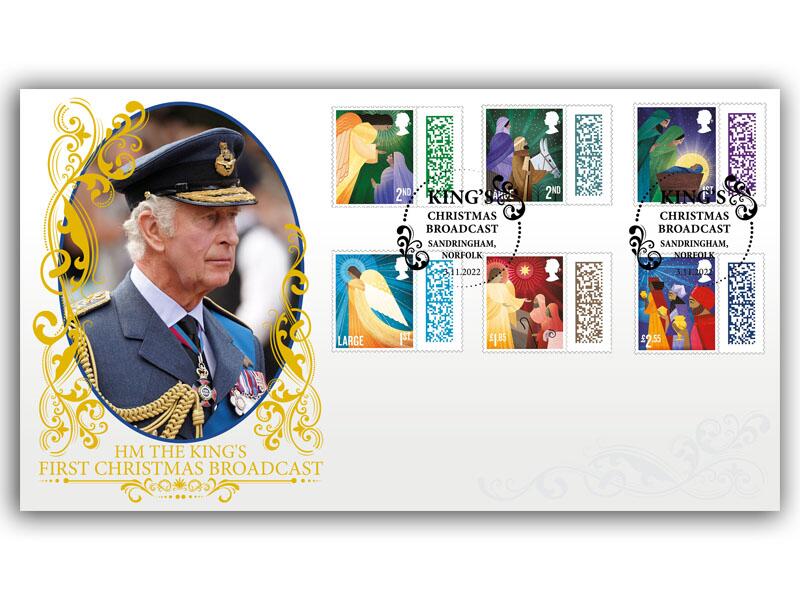 King's Christmas Broadcast - Christmas First Day Cover