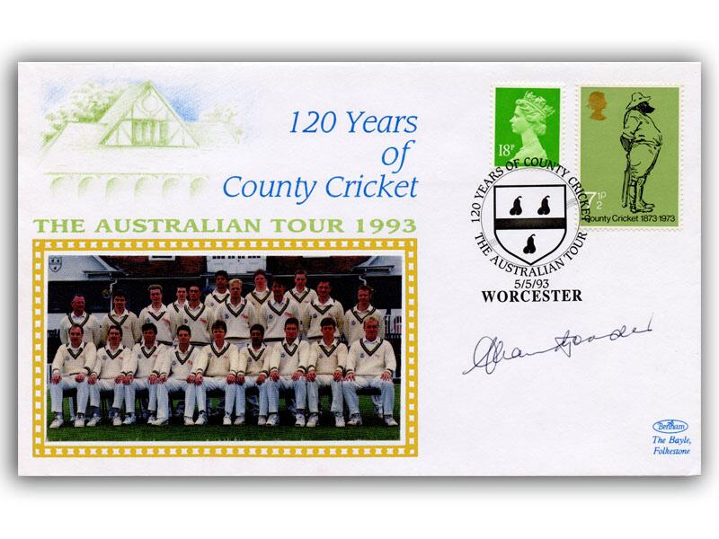 Allan Border signed 1993 Australian Tour cover