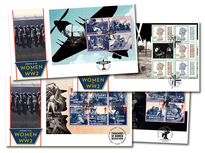 Unsung Heroes: Women of WWII Prestige Booklet Set of 4 Covers