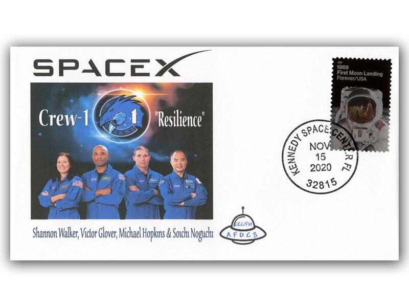 2021 SpaceX Crew 1 Resilience mission cover