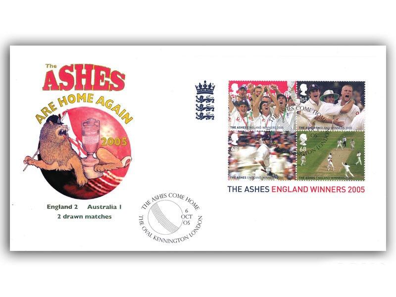 England Ashes Win - Miniature Sheet