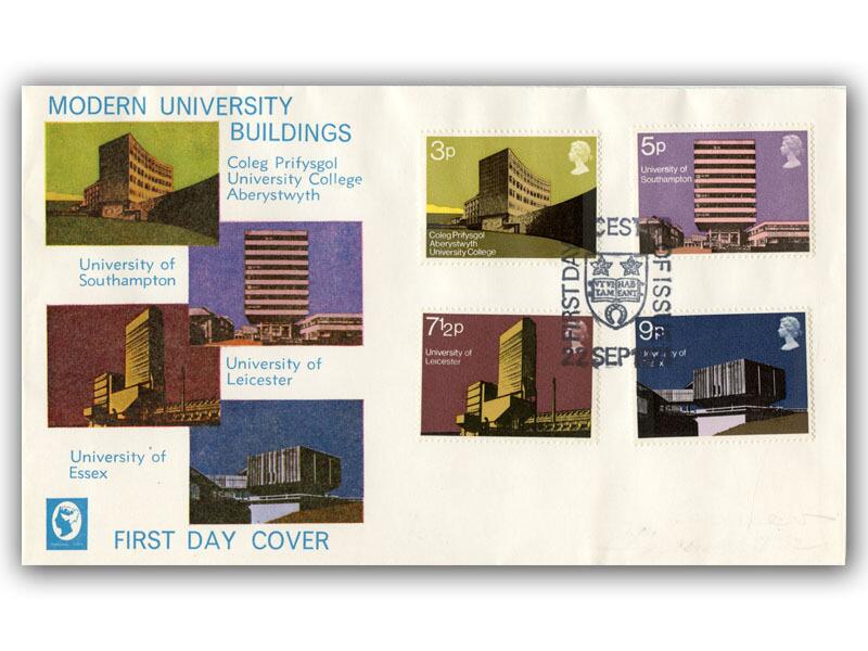 1971 Universites, Leicester postmark