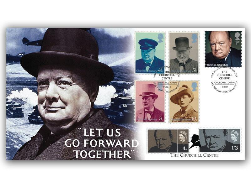 Prime Ministers Churchill Stamp, Plus 1965 & 1974 Churchill stamps