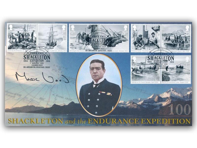 Shackleton's Antarctic Expedition, signed explorer Mark Wood