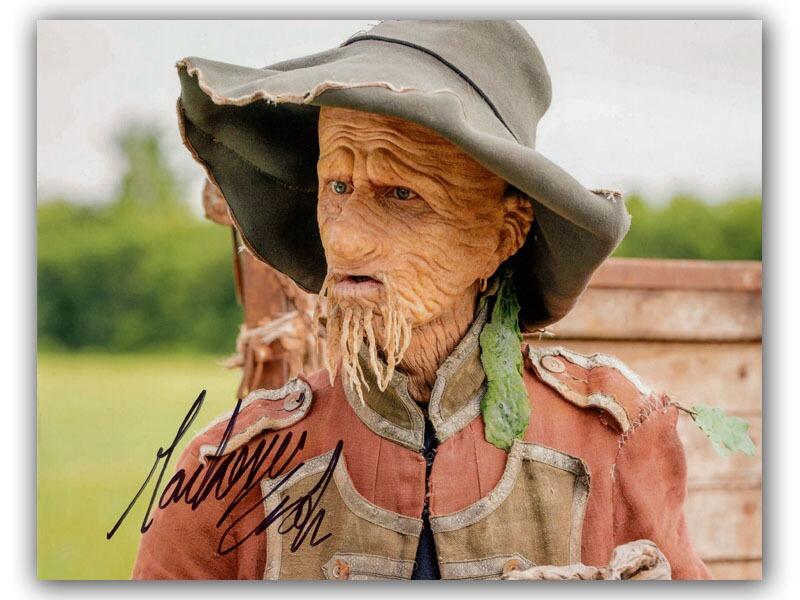 Mackenzie Crook as Worzel Gummidge signed photo (landscape)