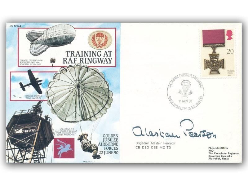 Alastair Pearson signed 1990 RAF Ringway cover