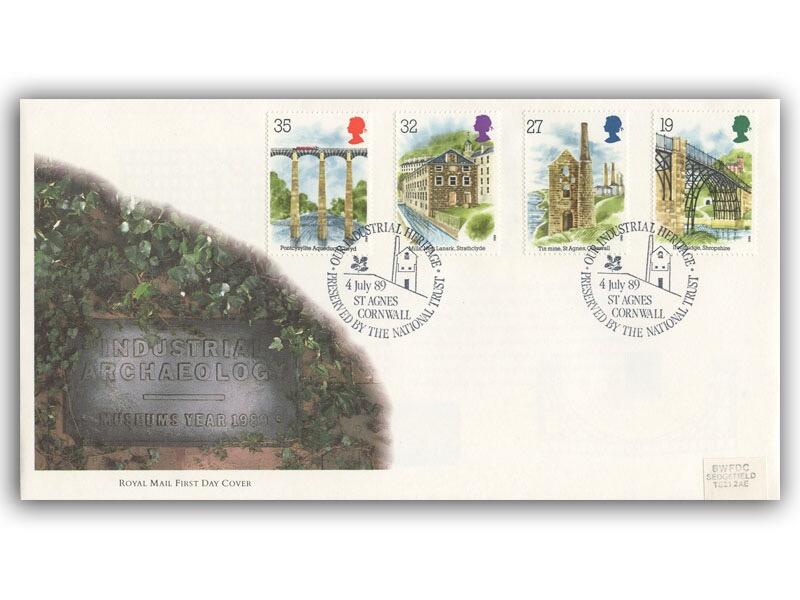 1989 Industrial Archaeology First Day Cover