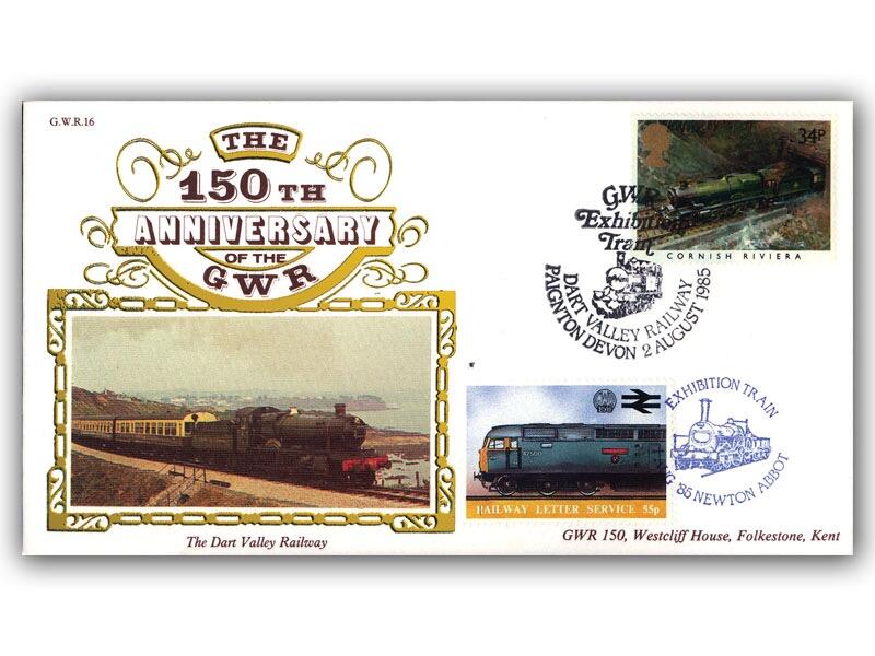 GWR150 Exhibition Train visit to the Dart Valley Railway
