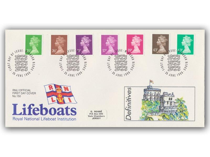 1996 Lifeboats, New Low Value Definitives