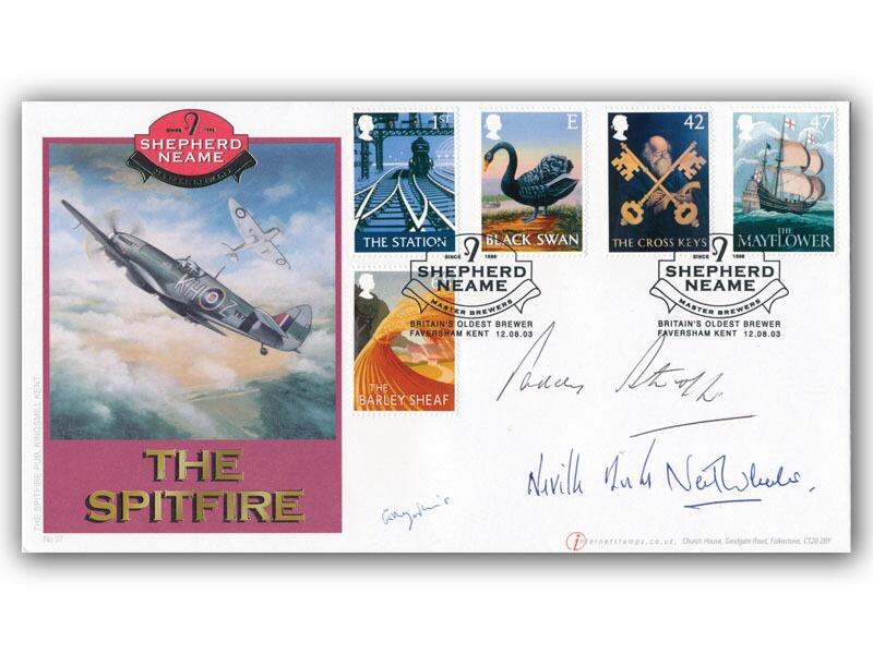Pub Signs, signed Paddy Barthropp, Neville Duke, Christopher Foxley-Norris & Neil Wheeler