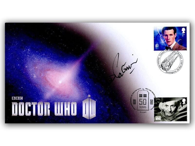 Doctor Who Matt Smith Single Stamp, Signed Bill Paterson