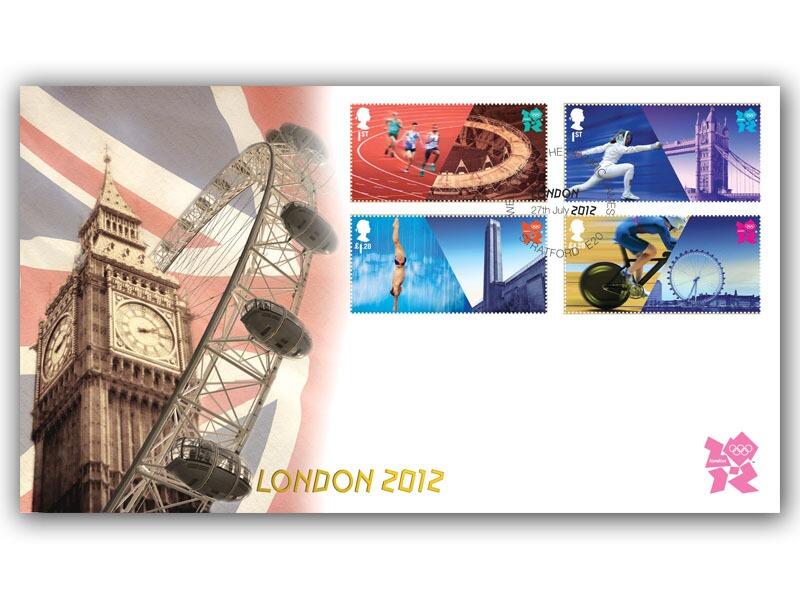 London 2012 Olympics Stamps Cover
