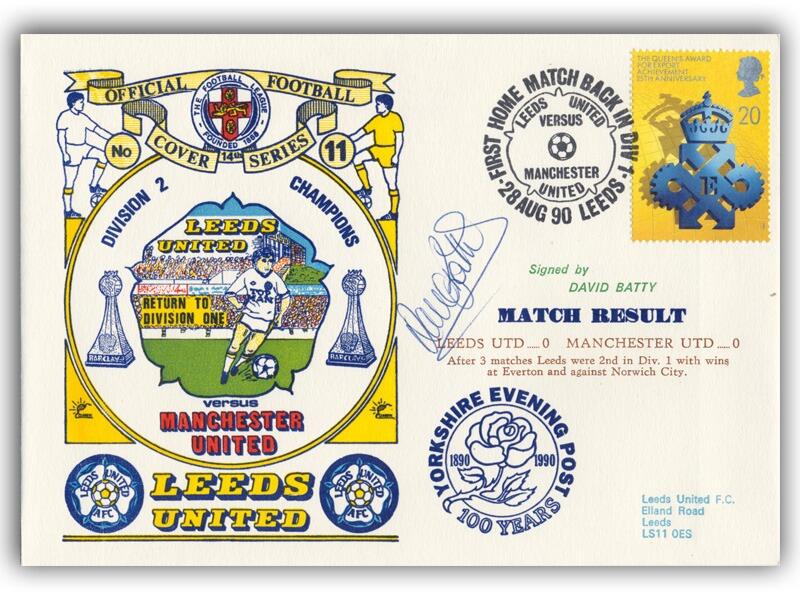 1978 Leeds Utd V Man Utd, signed by David Batty