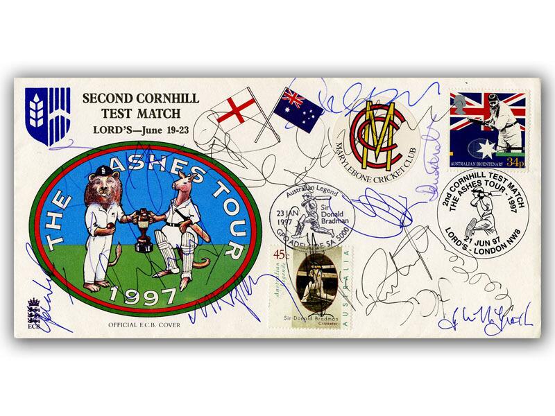 1997 Ashes Second Test Match cricket cover